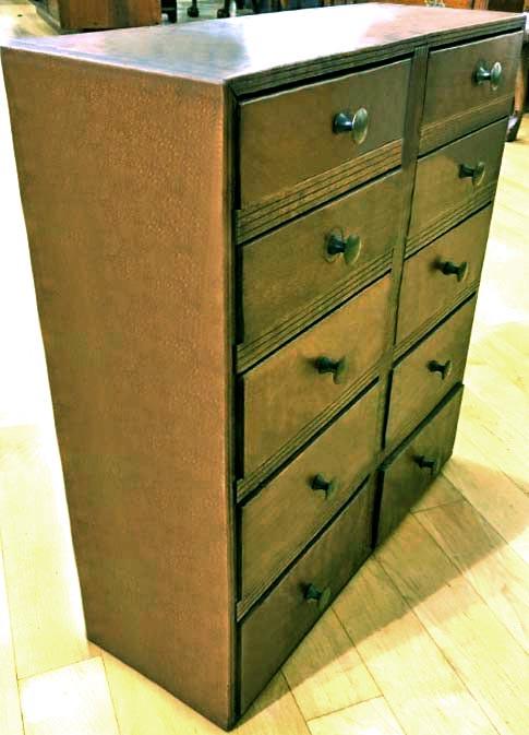 Мини-комод из дерева Пасирма Мускат (МНК-006407)