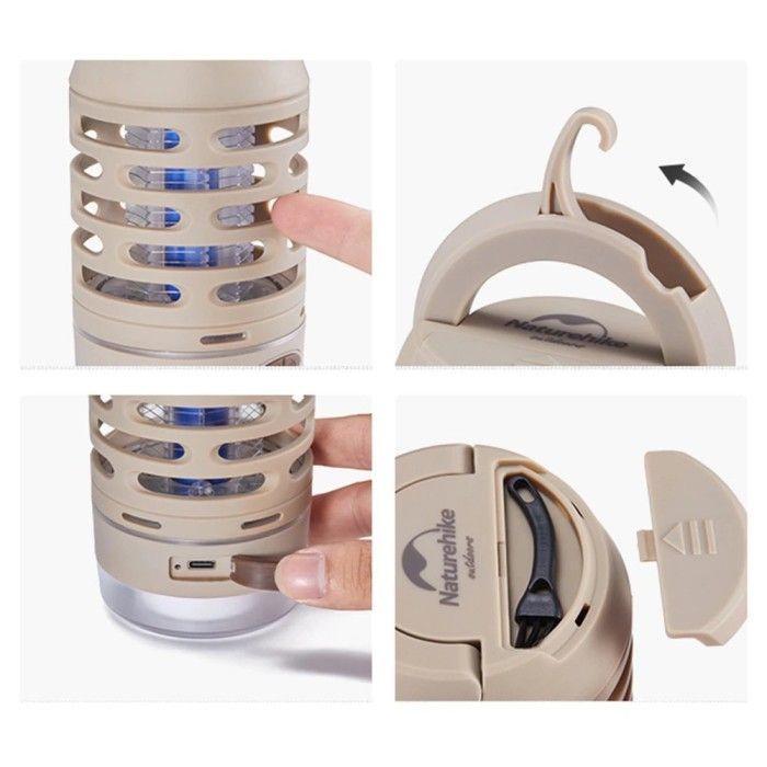 Фонарь антимоскитный Naturehike NH22ZM005 Бежевый - фото 3 Фонарь антимоскитный Naturehike NH22ZM005 Бежевый - фото 3