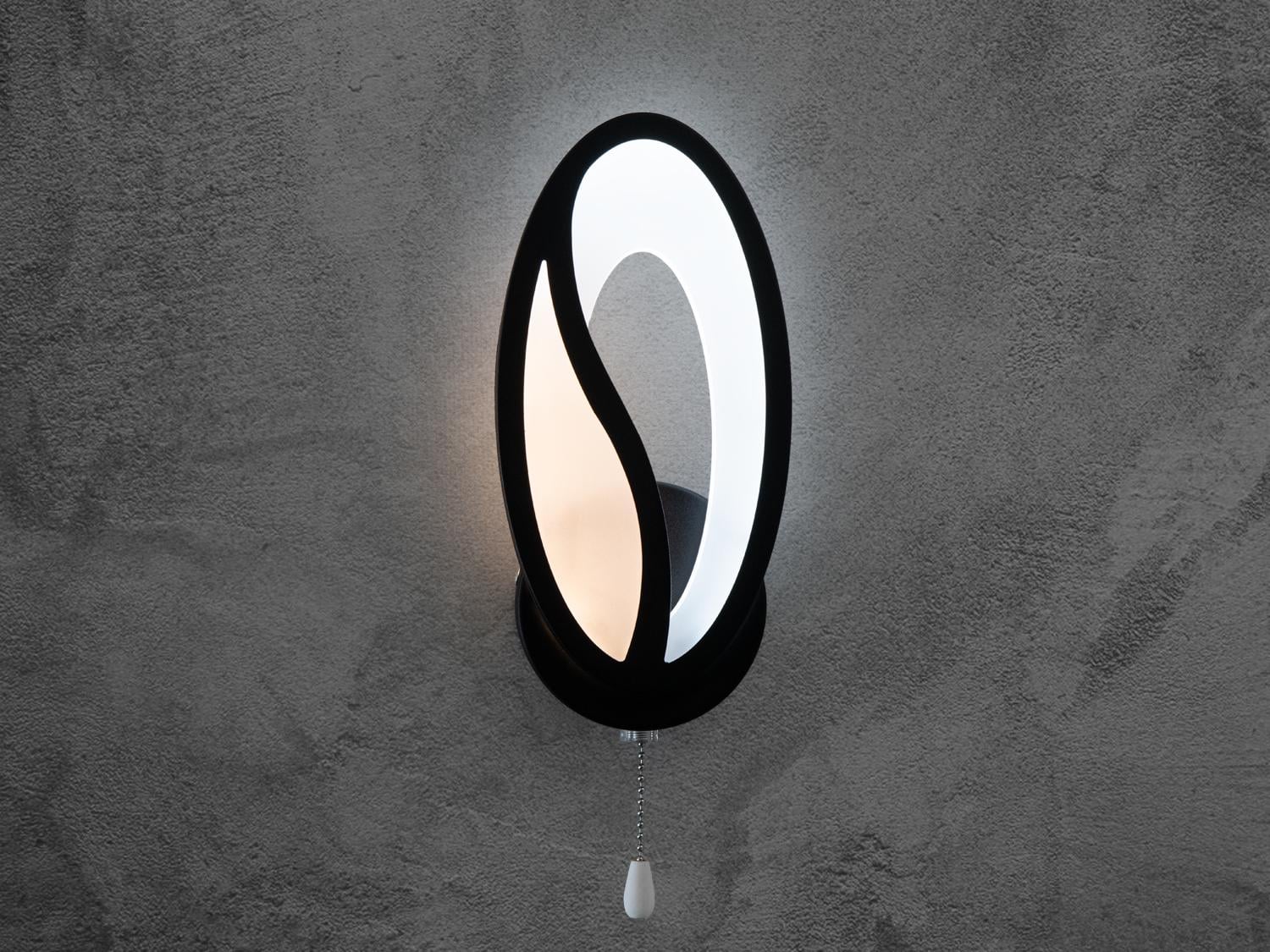 Бра светодиодный 8090-1BK-LS 14W Черный (1694839950) Бра светодиодный 8090-1BK-LS 14W Черный (1694839950)