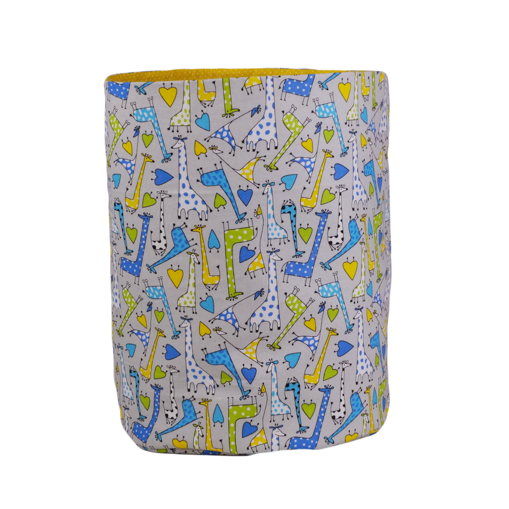 Корзин для игрушек с отворотом Жирафчики 35х45см хлопок (SH-3519-RFRBACO-UA-08) - фото 2 Корзин для игрушек с отворотом Жирафчики 35х45см хлопок (SH-3519-RFRBACO-UA-08) - фото 2