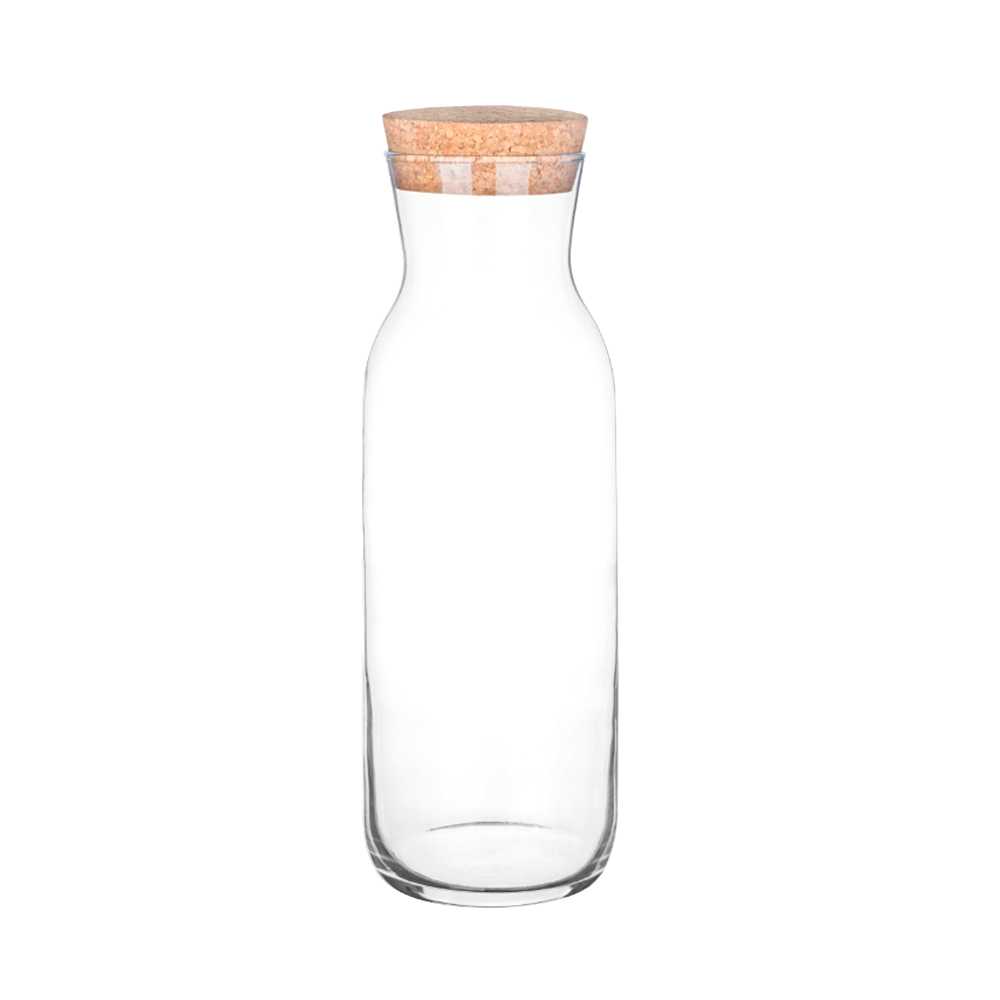 Графин с пробкой стеклянный 1 л (Gl-7170)