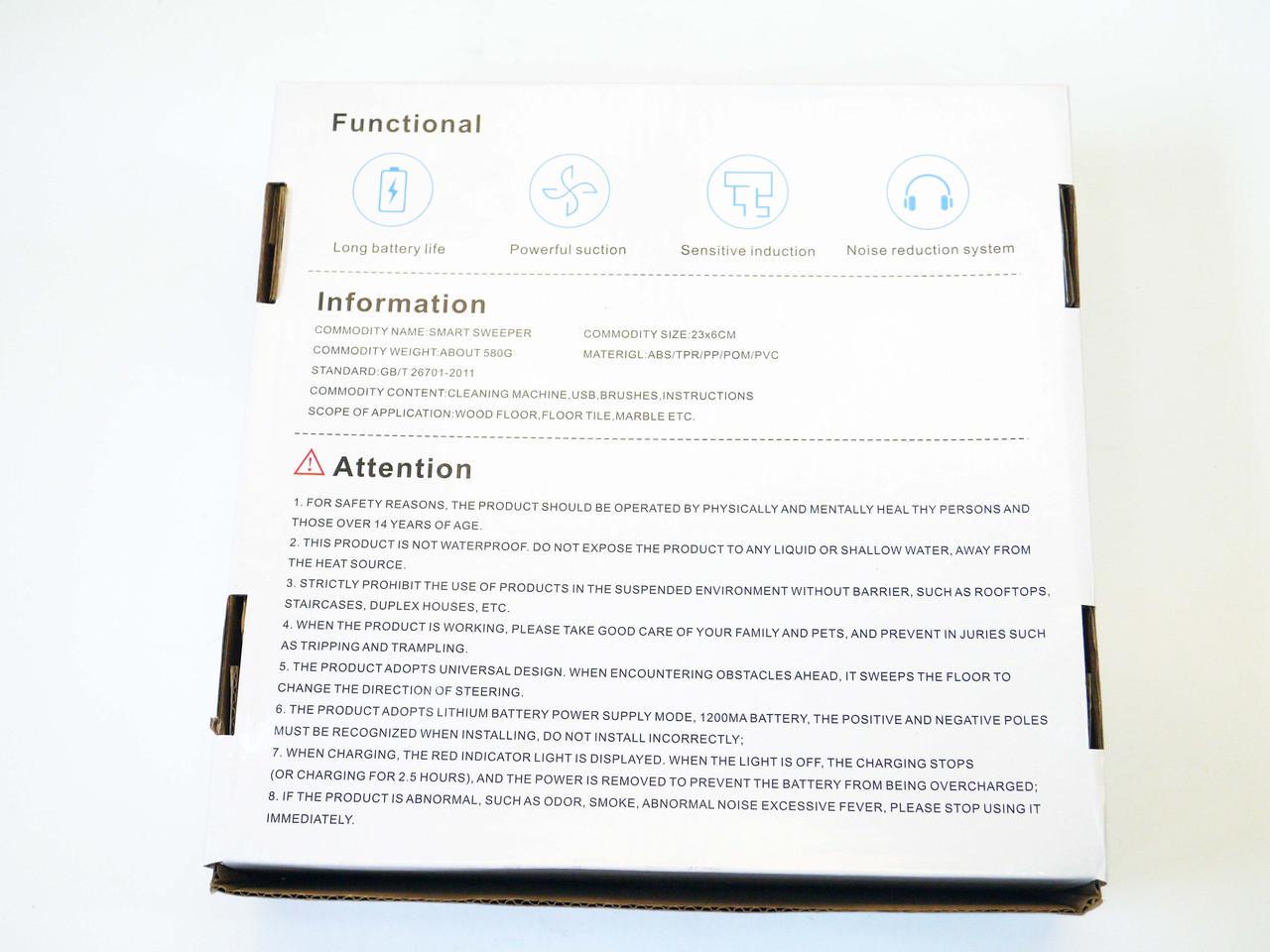 Робот пылесос Ximei Smart Robot 500 W Black (4_00051) - фото 5