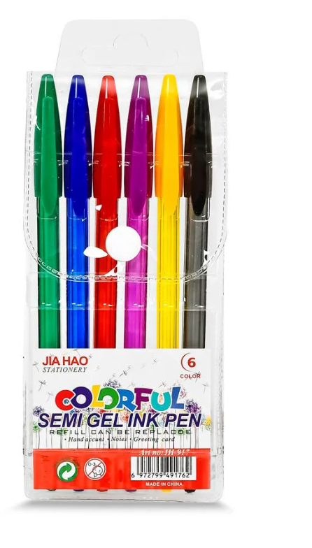 Набор гелевых ручек WW00441ST 6 цв.