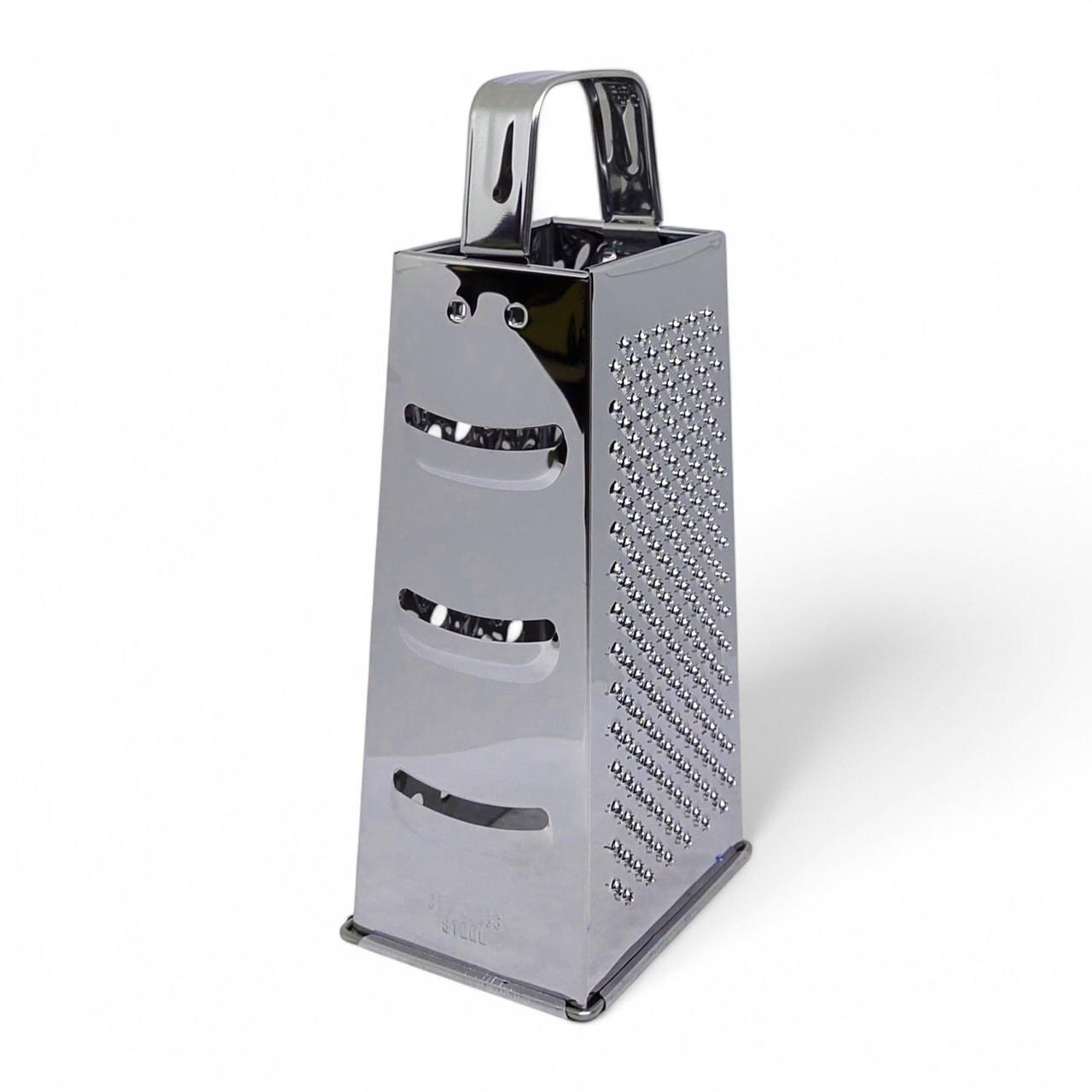 Тертка кухонна чотиристороння A-Plus GR1205 Grater 9" Піраміда з нержавіючої сталі (205446) - фото 3 Тертка кухонна чотиристороння A-Plus GR1205 Grater 9" Піраміда з нержавіючої сталі (205446) - фото 3