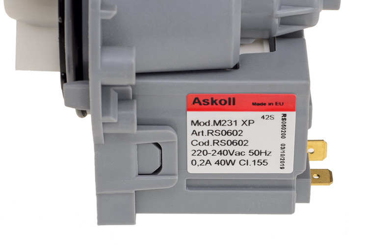 Насос для стиральной машины Askoll M231 XP 40W - фото 3