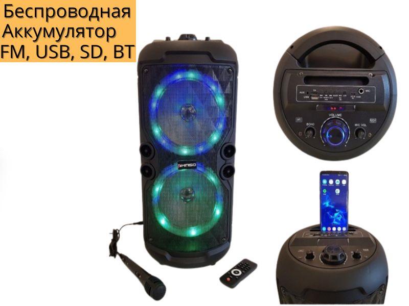 Акустична система XPRO KTS-1230 30 Вт USB/SD/FM радіо/Bluetooth/1 мікрофон/ДК Чорний (AM-3197) - фото 3