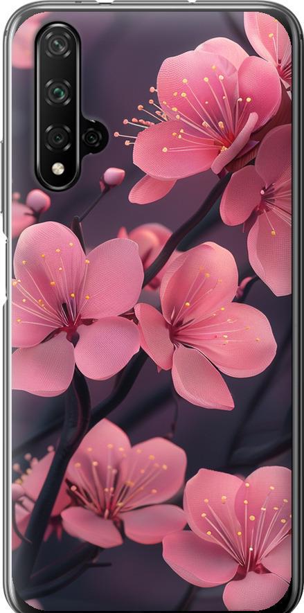Чехол на Huawei Nova 5T Пурпурная сакура (6075u-1833-42517)