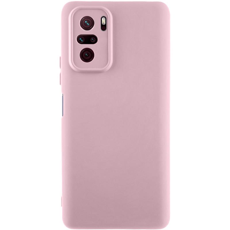 Противоударный чехол Silicone Cover Lakshmi Full Camera (AAA) для Xiaomi Redmi Note 10 / Note 10s / Poco M5s Розовый / Pink Sand
