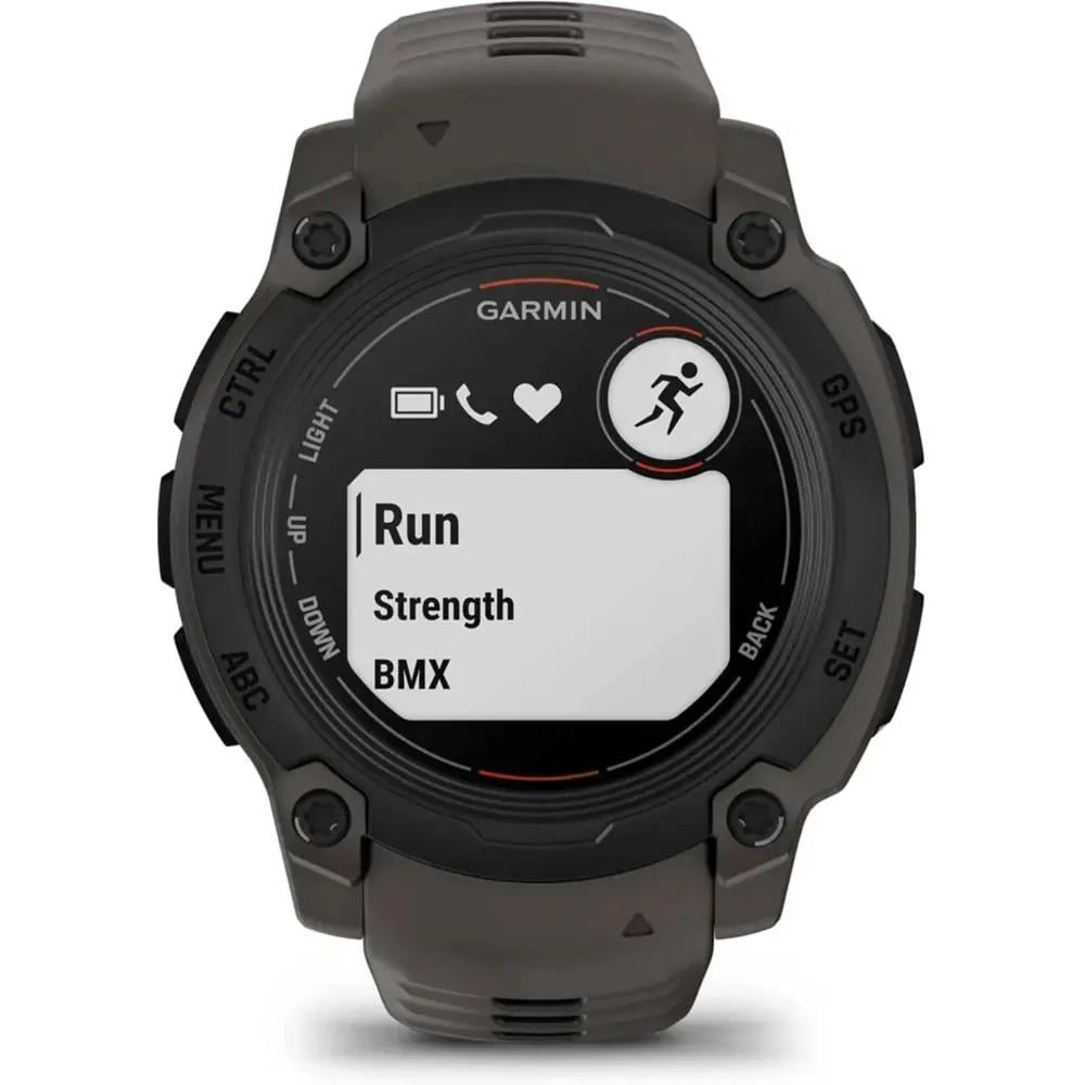 Смарт-годинник Garmin Instinct E 40 мм Black with Charcoal Band (010-02932-00/13) - фото 2