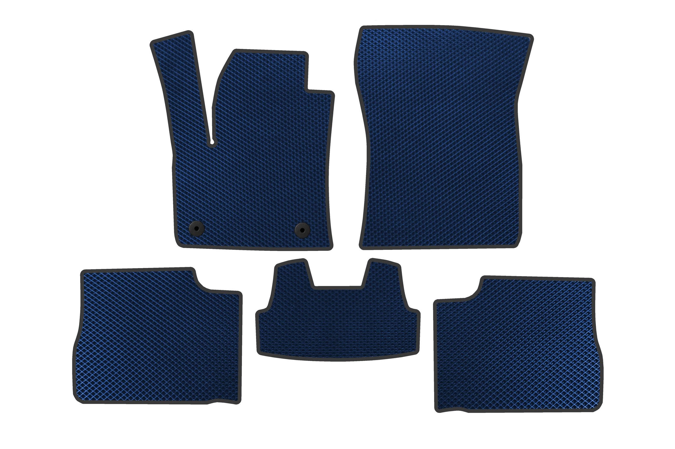 Коврики автомобильные Digital Designs EVA V2 2023- г. электро для Peugeot 2008 2019- гг. этилвинилацетат Синий (183859)