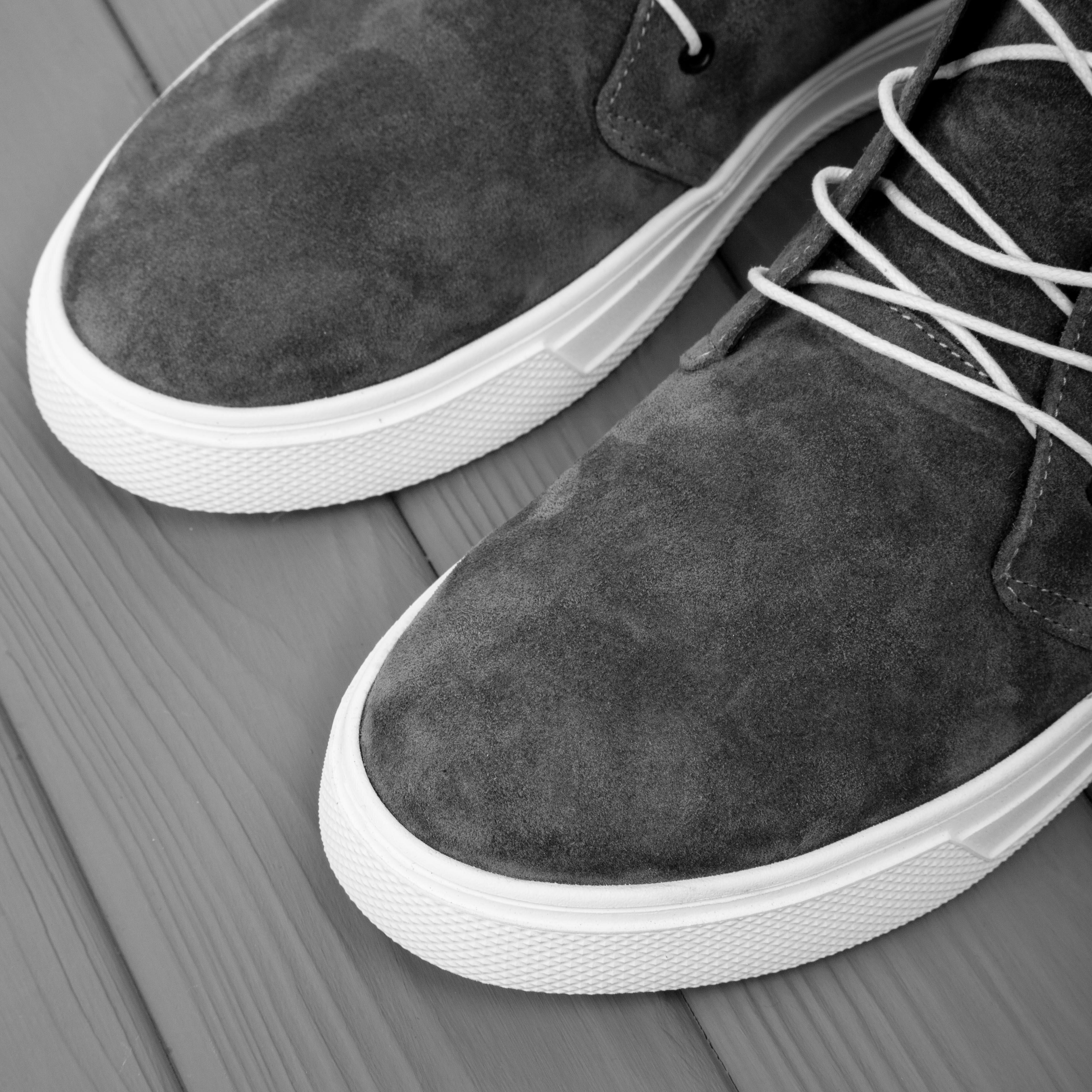 Ботинки дезерты Dux Premium 2500 из натуральной замши флисовая подкладка р. 38 Серый (250038) - фото 3