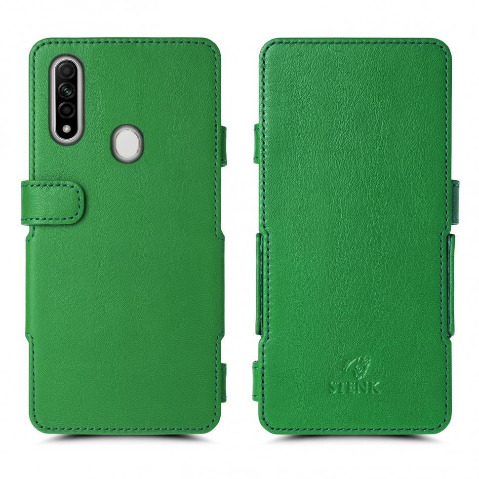 Чехол книжка Stenk Prime для OPPO A31 Зеленый (65485)