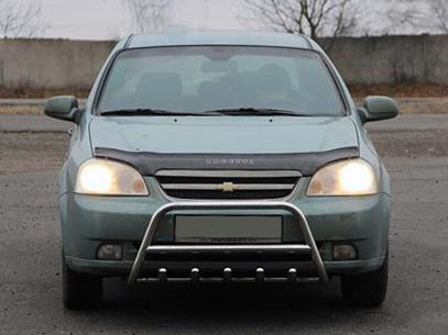 Передня дуга WT003 CAN для Chevrolet Lacetti нержавіюча сталь Хром