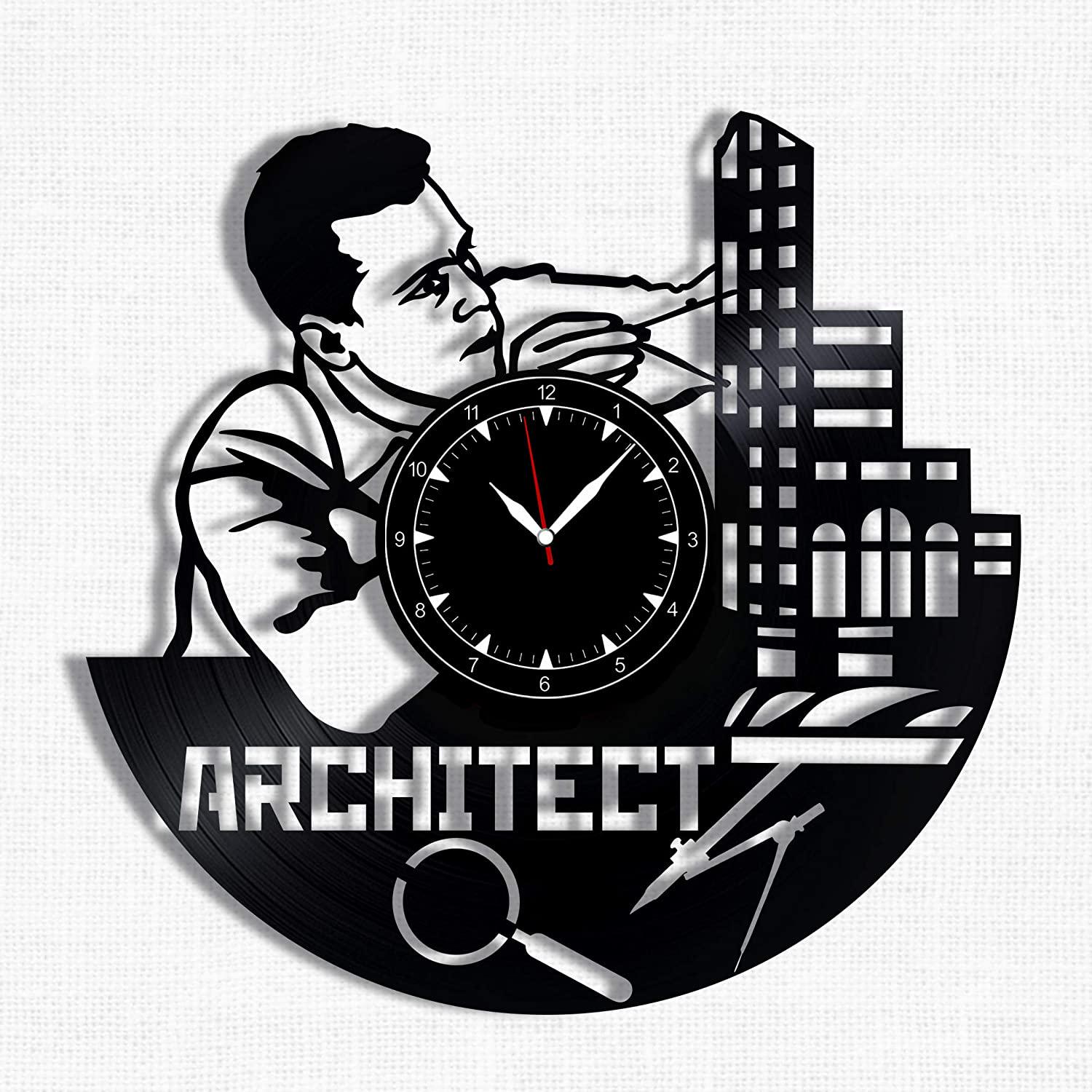 Часы настенные Архитектор 2279 из виниловой пластинки