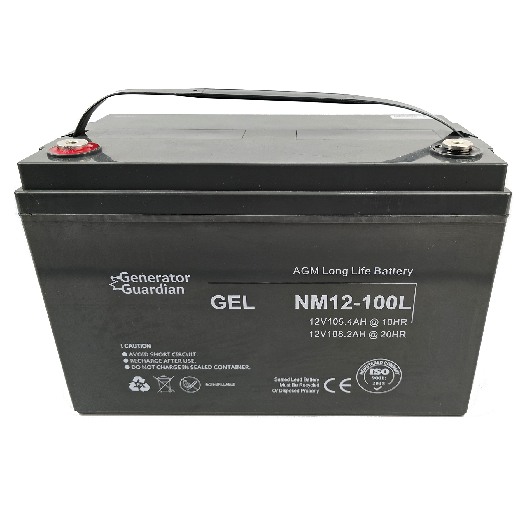 Аккумуляторная батарея Generator Guardian NM12100L GEL 12V 100Ah 1280Wh Аккумуляторная батарея Generator Guardian NM12100L GEL 12V 100Ah 1280Wh