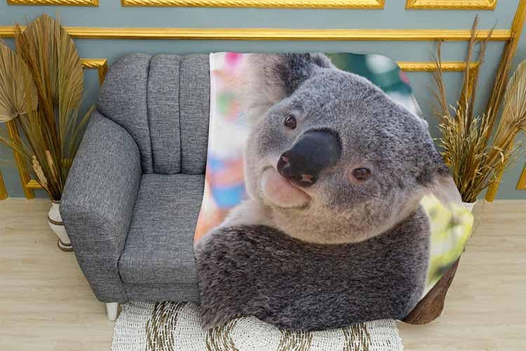 Плед Fluffy little koala плюш однослойный 135х150 см (113487)