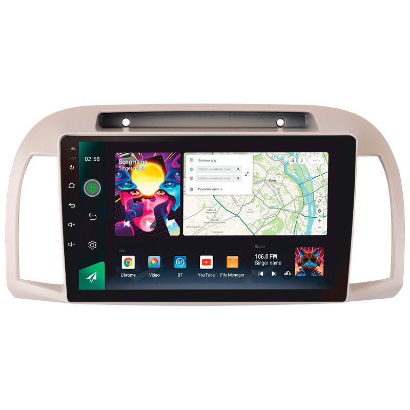 Магнитола штатная Sigma PRO 98128 2K 8/128 GB Nissan March 3 K12 2002-2010 9" (AR-78845)