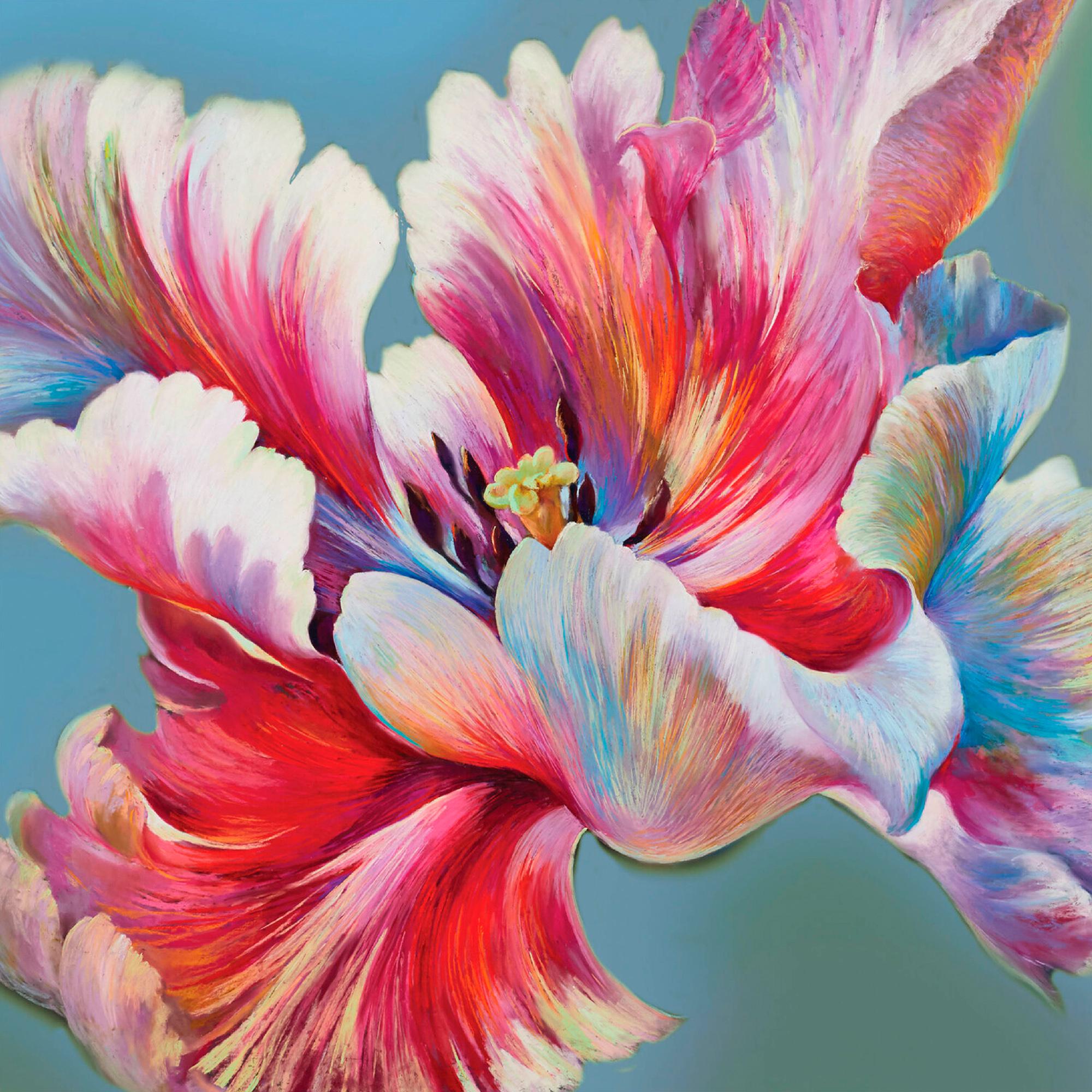 Алмазна мозаїка на підрамнику Santi Ірис 30x30 см (Top-954352)