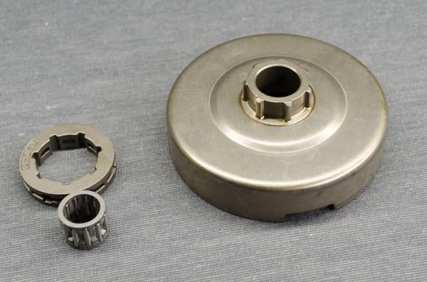 Кошик зчеплення з зірочкою 3/8 і підшипник для бензопил Husqvarna 365/372 (1306)