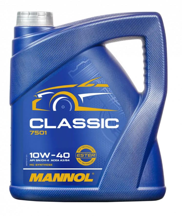 Моторное масло Mannol Classic 10w40 4 л SN/CH-4