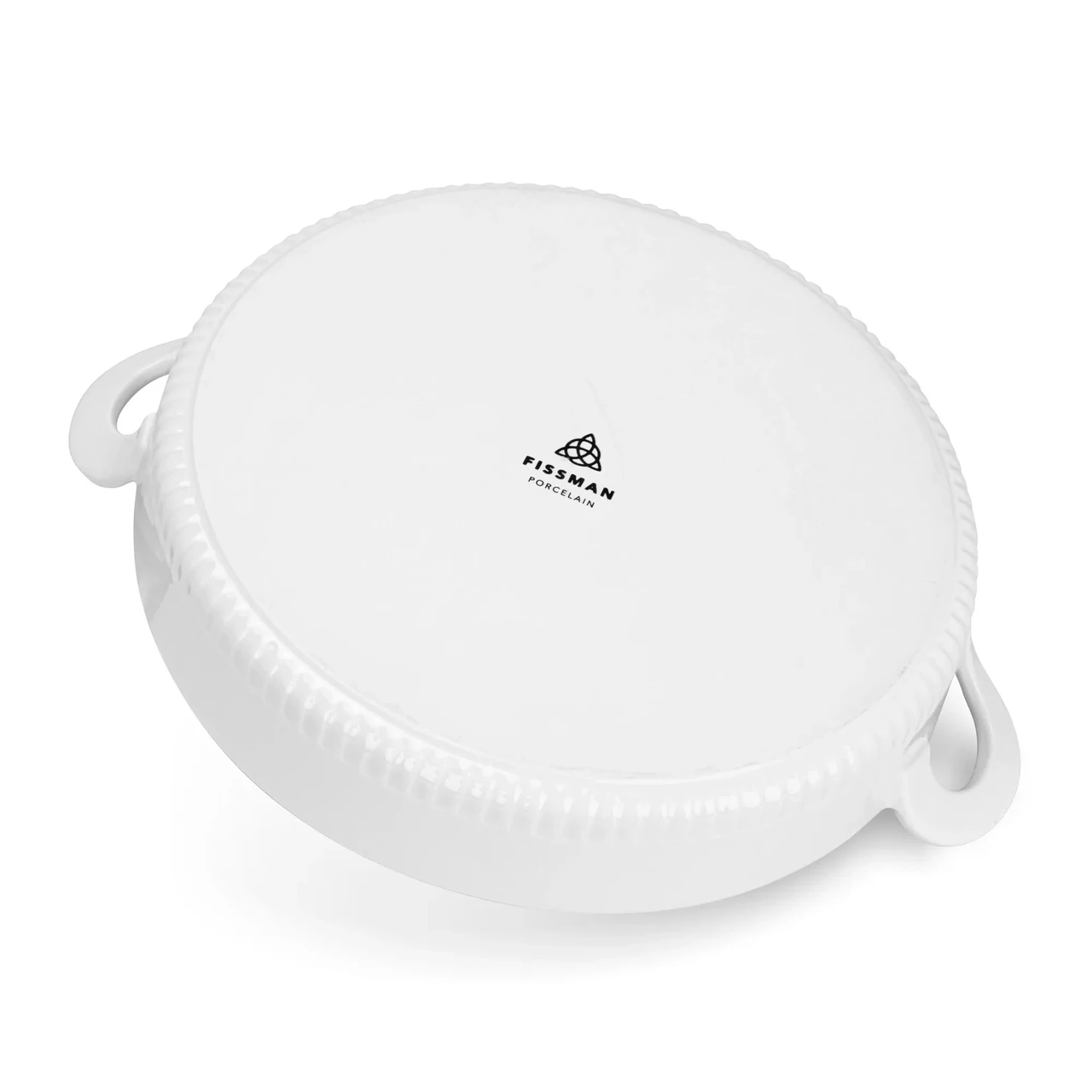 Форма круглая для запекания Fissman Horeca 23x6 см 1300 мл из фарфора (14150) - фото 3 Форма круглая для запекания Fissman Horeca 23x6 см 1300 мл из фарфора (14150) - фото 3