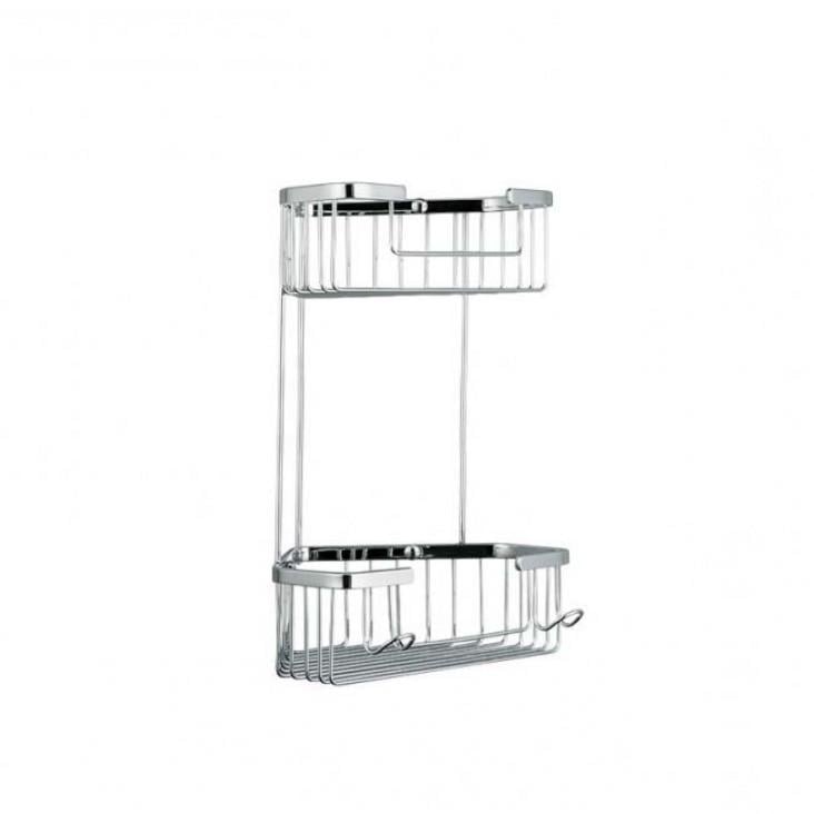 Полиця кутова Frap F351-1 2-х ярусна 240х320 мм Хром (1040805) Полиця кутова Frap F351-1 2-х ярусна 240х320 мм Хром (1040805)