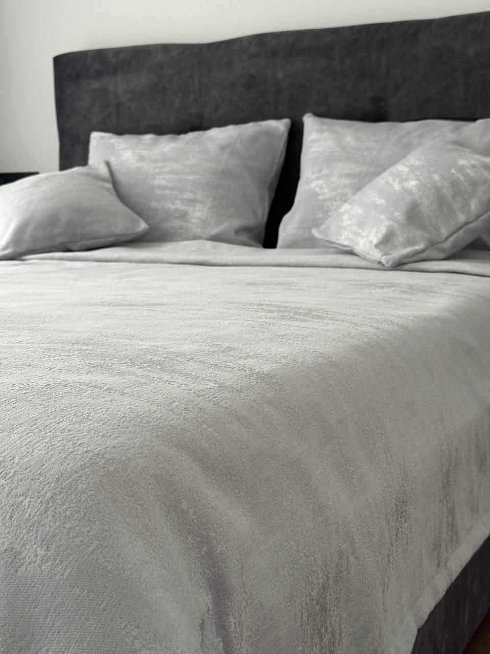 Покрывало Мрамор 200х250 см Серый (22000-8-200х250cm) - фото 3