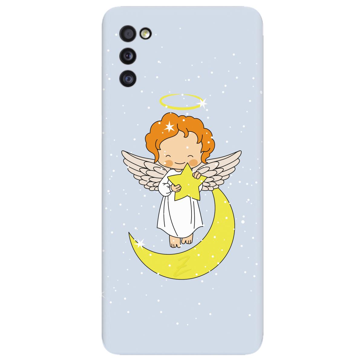 Силиконовый чехол Zorrov для Samsung Galaxy A41 - Angel (14120040114089023)