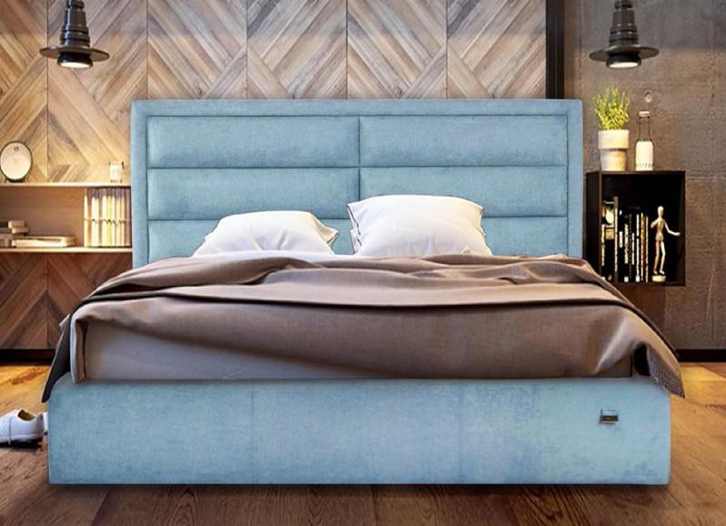 Кровать Orlando Standart Jeans 140х190 см Синий