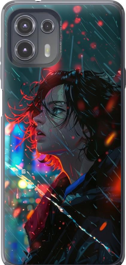Чехол на Motorola Edge 20 Lite Ночные огни (6096u-2496-42517)