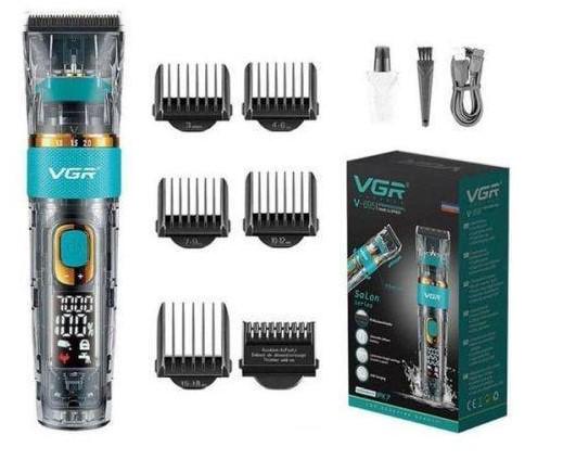 Машинка для волосся VGR V-695 Professional 6 насадок LED Display IPX7 (2271720432)