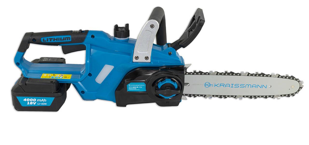Пила ланцюгова акумуляторна KRAISSMANN 4000 AKS-BL 36 Li (28528952) - фото 4 Пила ланцюгова акумуляторна KRAISSMANN 4000 AKS-BL 36 Li (28528952) - фото 4