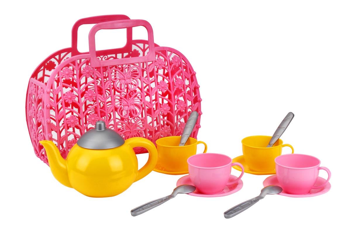 Игрушка ТехноК Корзинка с набором посуды (1608)