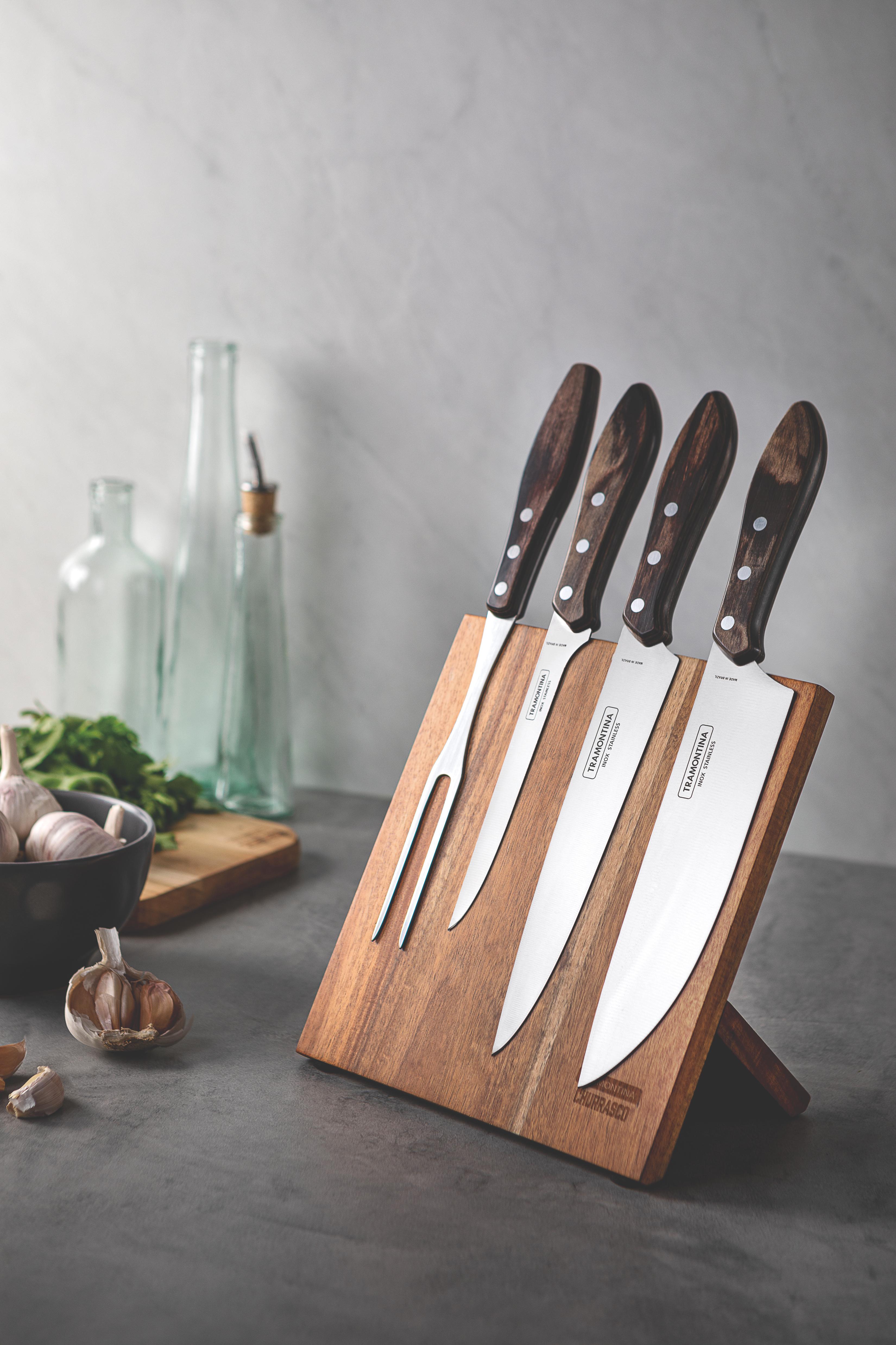 Набір кухонних приборів Tramontina для гриль-барбекю Polywood 5Х (UG-21198/981) - фото 2 Набір кухонних приборів Tramontina для гриль-барбекю Polywood 5Х (UG-21198/981) - фото 2