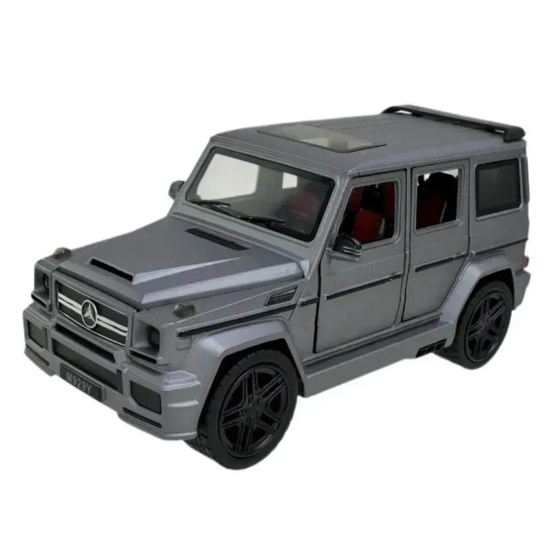 Игрушечная автомобильная моделька Автопром MERCEDES-BENZ G63 инерционная из металла 20 см Серый (150-98-AP7717GRY)
