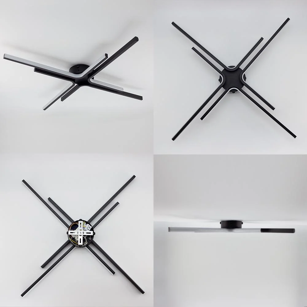 Люстра светодиодная ESLLSE ESTA с пультом 70 Вт 4L 770x60 мм (10586) - фото 8