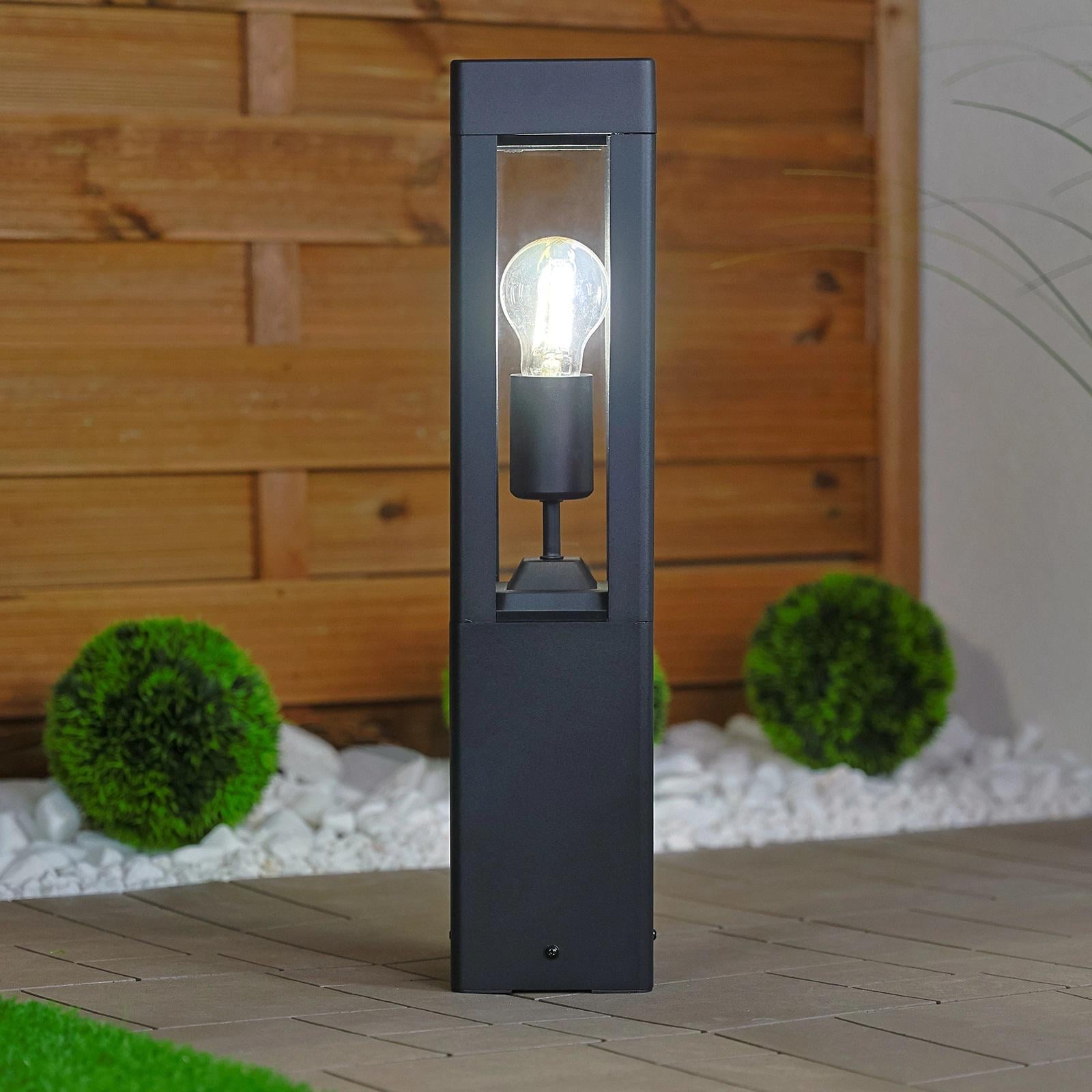 Садовый светильник-столбик Lumiled Tilia металлический E27/230V классический 50 см (34147056)
