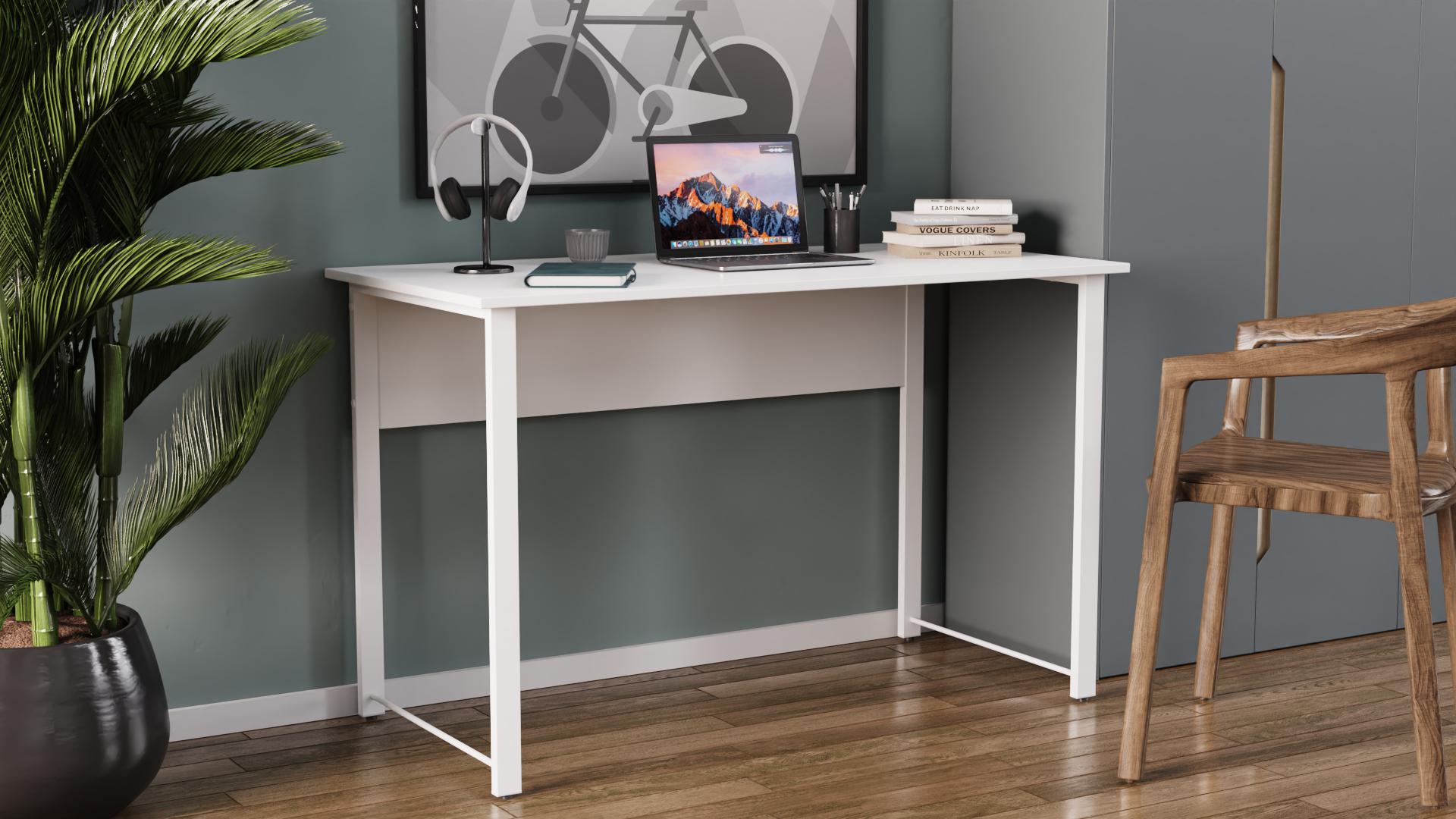 Компьютерный стол Ferrum-decor Курт ДСП 16 мм 75x120x60 см Белый/Белый (FRD-102206) Компьютерный стол Ferrum-decor Курт ДСП 16 мм 75x120x60 см Белый/Белый (FRD-102206)