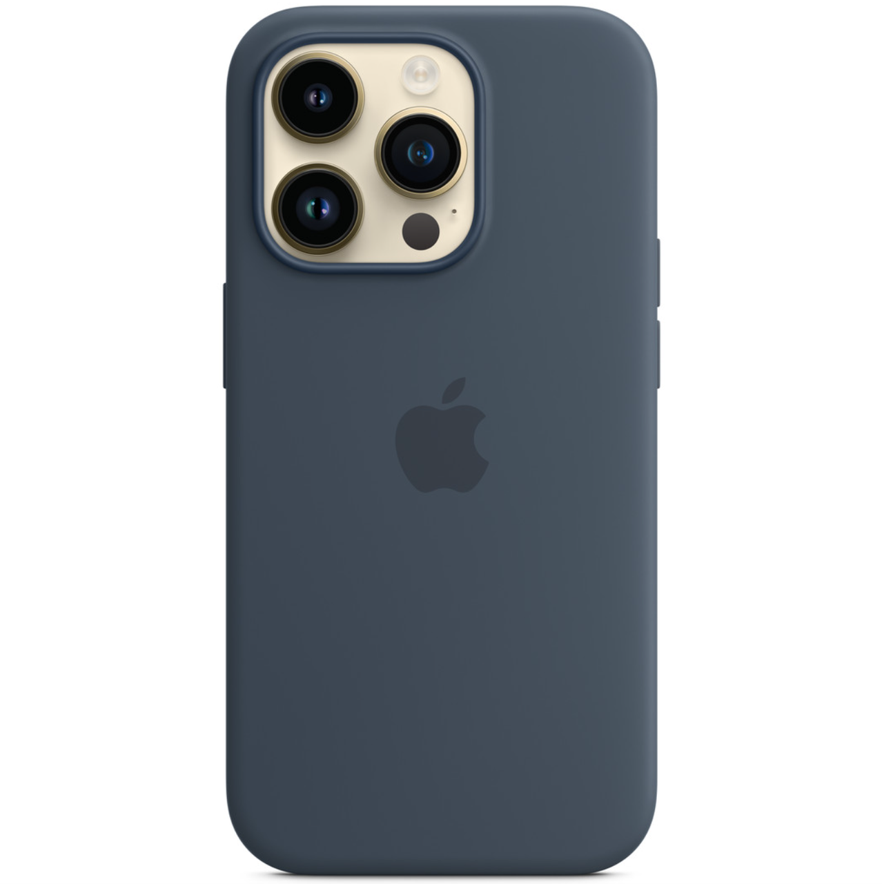 Чехол-накладка Apple Silicone Case with MagSafe for iPhone 14 Pro, Storm Blue (HC)