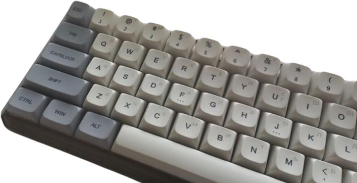 Клавиатура Motospeed Darmoshark K5 Gateron Yellow Pro Light Grey RGB 2,4 ГГц USB Grey (dmk5lgypro) - фото 2