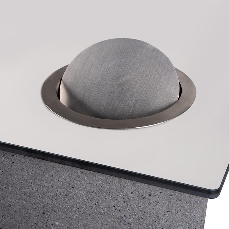 Система под ведро для мусора в столешницу Ferro Fiori нержавеющая сталь d 200 мм Алюминий (169883) - фото 3