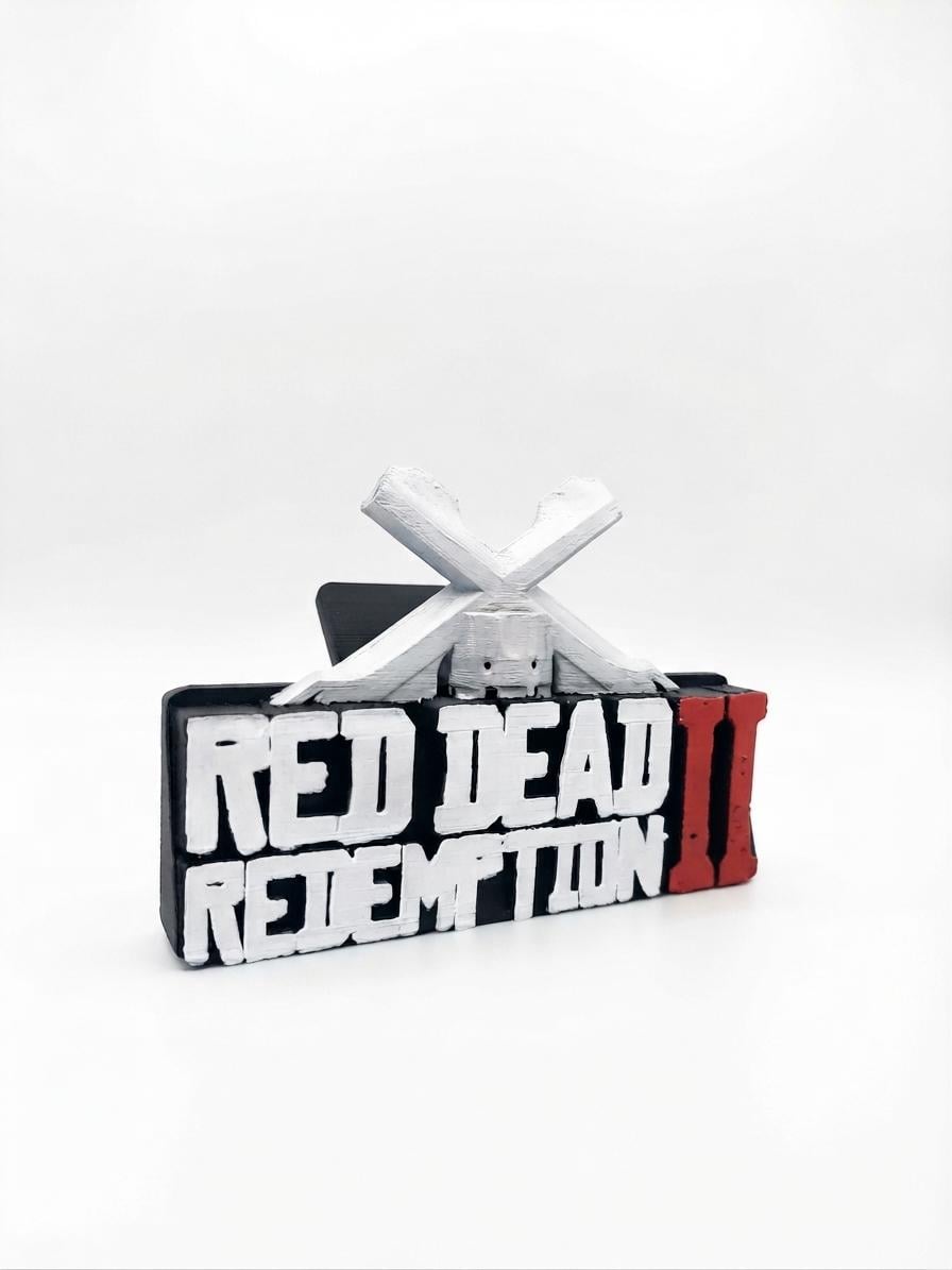 Подставка настольная для геймпада Xbox в стиле Red Dead Redemption 2 (0986)