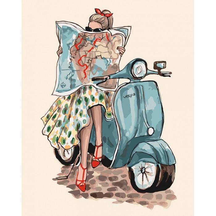 Картина по номерам Идейка Мечтай и путешествуй! 40x50 см (skl-КНО4597)