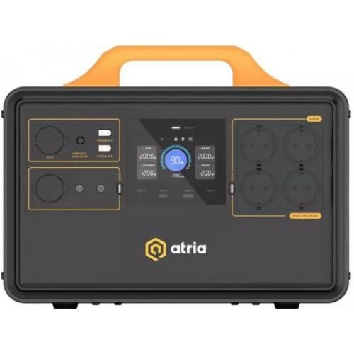 Портативная зарядная станция ATRIA S2200 Pro 2400W/2248Wh LiFePO4 (109104)