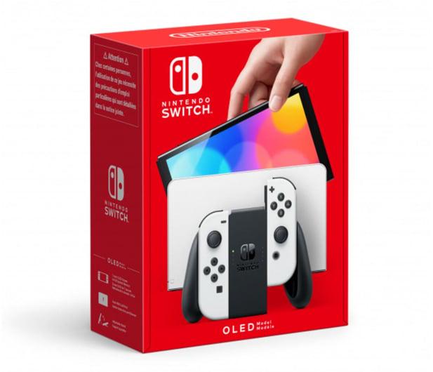 Ігрова приставка портативна Nintendo Switch OLED with White Joy-Con (045496453435) - фото 6
