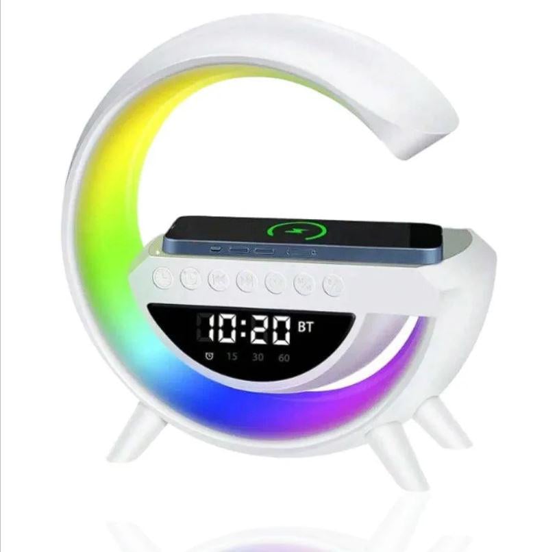 Нічний світлодіодний G-Luminate 3402 9386 Bluetooth 5.2 з колонками White (22790767)