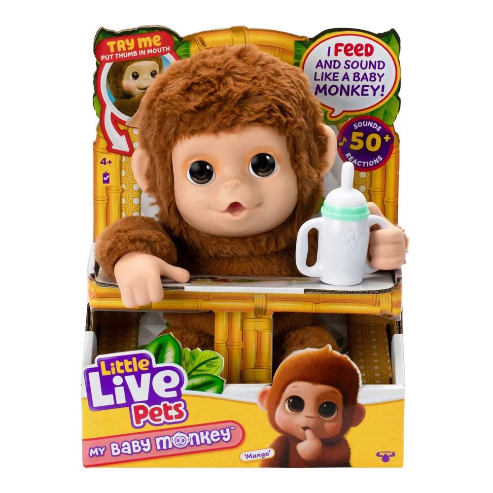 Интерактивная игрушка Маленькая обезьянка Little Live Pets Monkey (112123696)