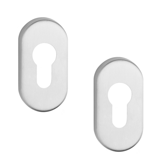 Накладка под PZ овальная Metal-bud Нержавейка