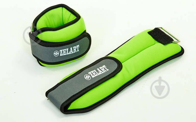Утяжелители-манжеты для рук и ног Zelart FI-5732-3 2 x 1,5 кг Салатовый