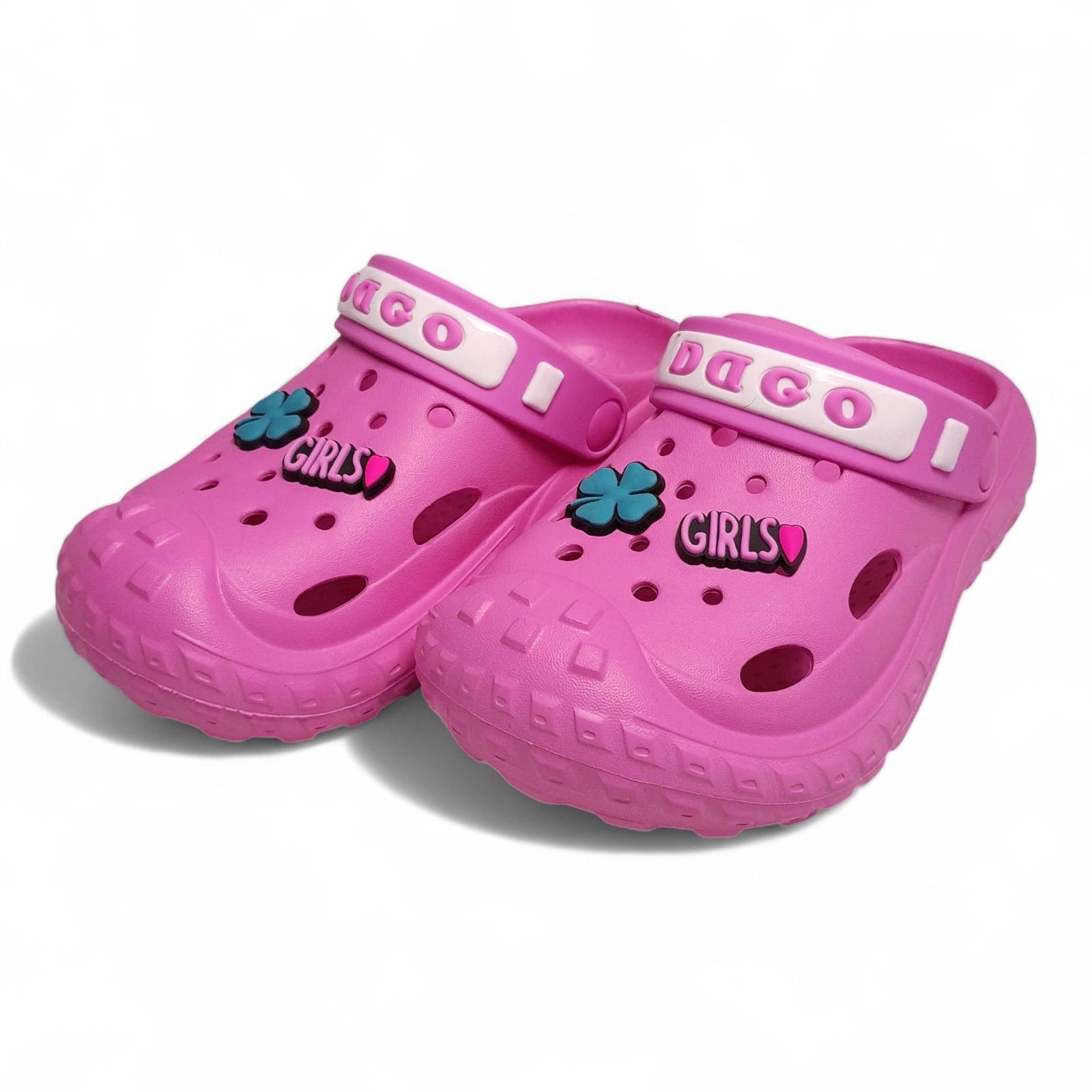 Сабо дитячі Dago з джибітсами р. 24/25 15,5 см Рожевий (2776212727)